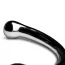 Двокінцевий фалоімітатор Unbendable The Curvey G-Spot Metal Dildo, срібний - Фото №4