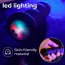 Анальна пробка з вібрацією і поштовхами B-Series Cute Lighting Anal Plug, чорна - Фото №8