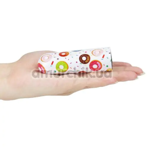 Кліторальний вібратор Donut Massager, білий