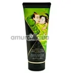 Крем для масажу Shunga Kissable Massage Cream Pear & Exotic Green Tea - груша і зелений чай, 200 мл - Фото №1