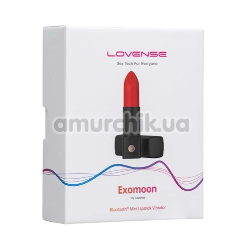 Кліторальний вібратор Lovense Exomoon, червоний