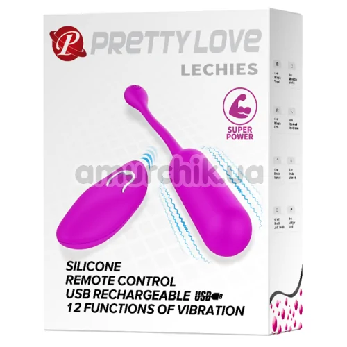 Віброяйце Pretty Love Lechies, фіолетове