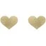 Украшения для сосков Bijoux Indiscrets Flash Glitter Pasties Heart, золотые - Фото №2
