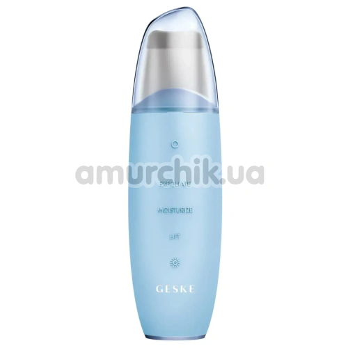 Мікрострумовий скрабер для шкіри обличчя Geske MicroCurrent Skin Scrubber & Blackhead Remover 9 in 1, блакитний - Фото №1