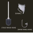 Набор для доминирования Lockink Sevanda Objectification Bathroom Set, черный - Фото №9