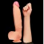 Фалоімітатор Dual-Layered Silicone Nature Cock LV411012, тілесний - Фото №3
