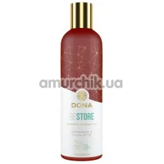 Массажное масло Dona Restore Peppermint & Eucalyptus - мята и эвкалипт, 120 мл - Фото №1