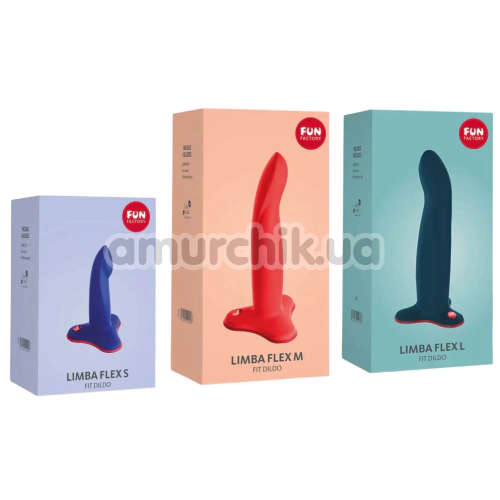 Фаллоимитатор Fun Factory Limba Flex S, черный