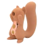 Симулятор орального секса для женщин с вибрацией Sweet Em Velvet Lure Sneaky Squirrel, коричневый - Фото №1