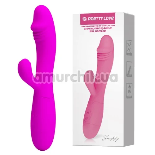 Вібратор Pretty Love Snappy Rechargeable, фіолетовий