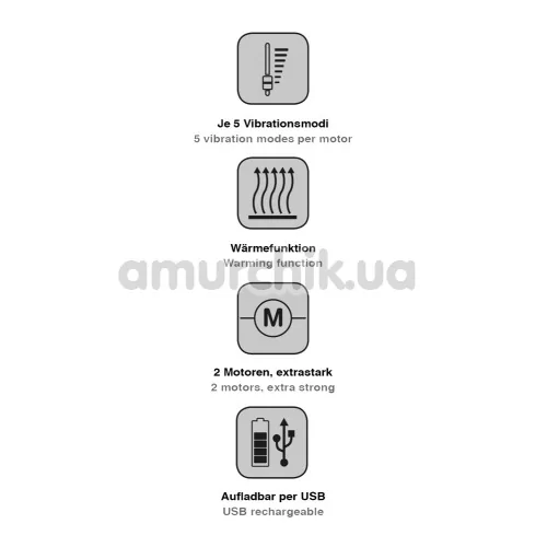 Вибратор Javida Heating Vibe, розовый