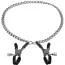 Зажимы для сосков Steamy Shades Adjustable Alligator Nipple Clamps, серебряные - Фото №1