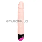 Вибратор с ротацией Colorful Sex Experience Vibe, телесный - Фото №1