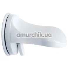 Опора для ноги на присоске для душа Sex In The Shower Single Locking Suction Foot Rest, белая - Фото №1