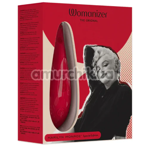 Симулятор орального сексу для жінок Womanizer The Original Marilyn Monroe, червоний