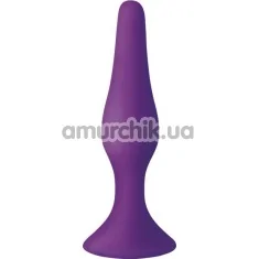 Анальная пробка Mai Attraction Pleasure Toys №32, фиолетовая - Фото №1
