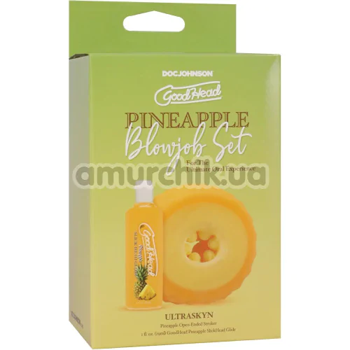 Набір для мінету Doc Johnson GoodHead Pineapple Blowjob Set, 3 шт