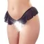 Трусики-стринги Cottelli Collection Flounced String 2321920, чёрные - Фото №2
