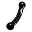 Фалоімітатор Secret Kisses 5.5 Handblow Double Ended Dildo, чорний - Фото №2