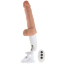 Вибратор с толчками и подогревом Dr. Skin Silicone Dr. Hammer 7, телесный - Фото №2
