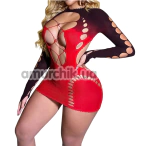 Платье Star Night Sexy Invitation Mini Dress, черно-красное - Фото №1