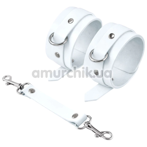 Фіксатори для ніг Feral Feelings Ankle Restraints, білі - Фото №1