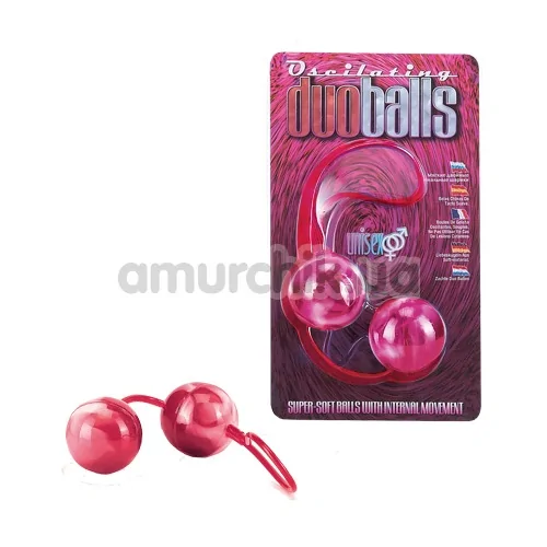 Вагинальные шарики Oscilating Duo Balls, красные