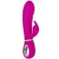 Вибратор XouXou Super Soft Silicone Rabbit Vibrator, розовый - Фото №1