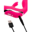 Безремневой страпон с вибрацией Happy Rabbit Rechargeable Vibrating Strapless Strap-On, розовый - Фото №3