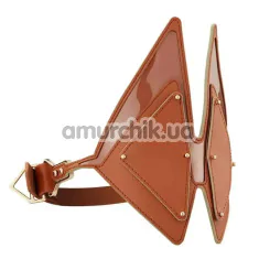 Маска лисички Lockink Vixen Blindfold, коричневая - Фото №1