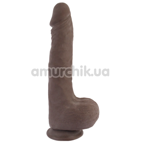 Фаллоимитатор T-skin ReaL Funky Dick, коричневый - Фото №1