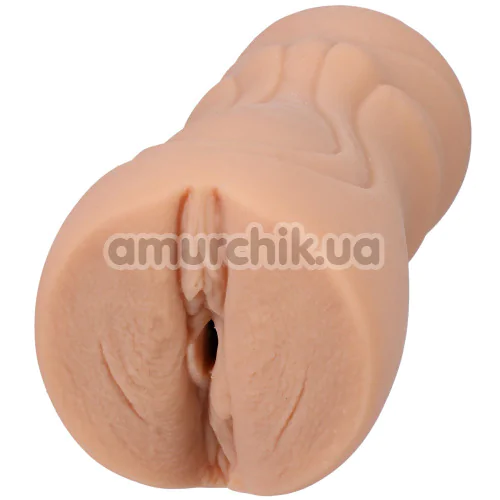 Искусственная вагина Signature Strokers Jewelz Blu Pocket Pussy, телесная