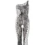Комбинезон NO:XQSE Catsuit Asymmetrical, черный - Фото №4