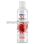 Лубрикант с согревающим эффектом Swiss Navy 4 in 1 Playful Flavors Poppin Wild Cherry - вишня, 29.5 мл - Фото №1