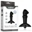 Анальна пробка з вібрацією Lovetoy Silicone Prostate Stud, чорна - Фото №6