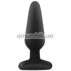 Анальная пробка Malesation Silicone Classic Plug M, чёрная - Фото №1