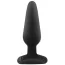 Анальная пробка Malesation Silicone Classic Plug M, чёрная - Фото №1
