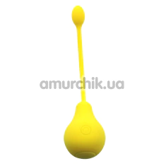 Виброяйцо Vibrating Egg Pear PL-B140, желтое - Фото №1