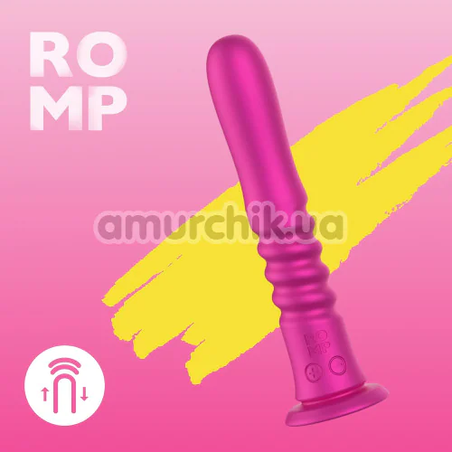 Вибратор с толчками Romp Jiggle, малиновый