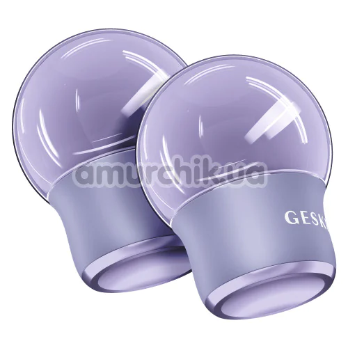 Масажер для обличчя та тіла Geske Cool & Warm Face and Body Massager 7 in 1, бузковий