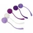 Набір вагінальних кульок Pleasure Balls & Eggs Cherry Kegel Exercisers, фіолетовий - Фото №5