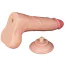 Фаллоимитатор Sliding-Skin Dual Layer Dong 8.5, телесный - Фото №4