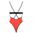Боди Passion Free Your Senses Femmina, красное - Фото №4