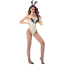 Костюм зайчика JSY Sexy Lingerie 5801, білий: боді + вушка + комірець + колготки - Фото №2