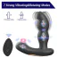 Вибростимулятор простаты с ротацией Men's Play Prostate Massager With Vibration & 360 Rotation B12, черный - Фото №12