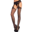 Колготки Leg Avenue Sheer Suspender Pantyhose, черные - Фото №1