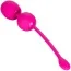 Вагинальные шарики с вибрацией Rechargeable Dual Kegel, розовые - Фото №2