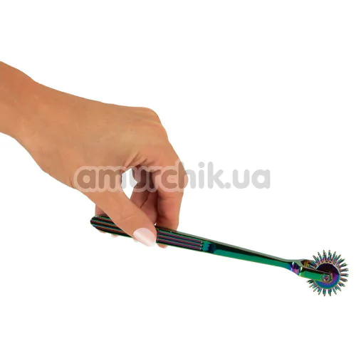 Колесо Вартенберга Fetish Collection Rainbow Triple Pinwheel, радужное