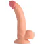 Фалоімітатор Pop Peckers Dildo With Balls 7.5, тілесний - Фото №1