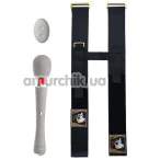 Набор Upko Remote-Control Wand Vibrator & Thigh Harness Combo: универсальный вибромассажер + фиксатор на ногу - Фото №1
